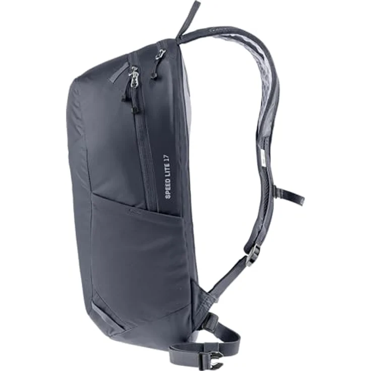 Deuter Speed Lite 17, leichter Wanderrucksack mit ergonomischen Schulterträgern, abnehmbarem Hüftgurt und Trinkblasenfach bis 2 L, grau – Bild 5