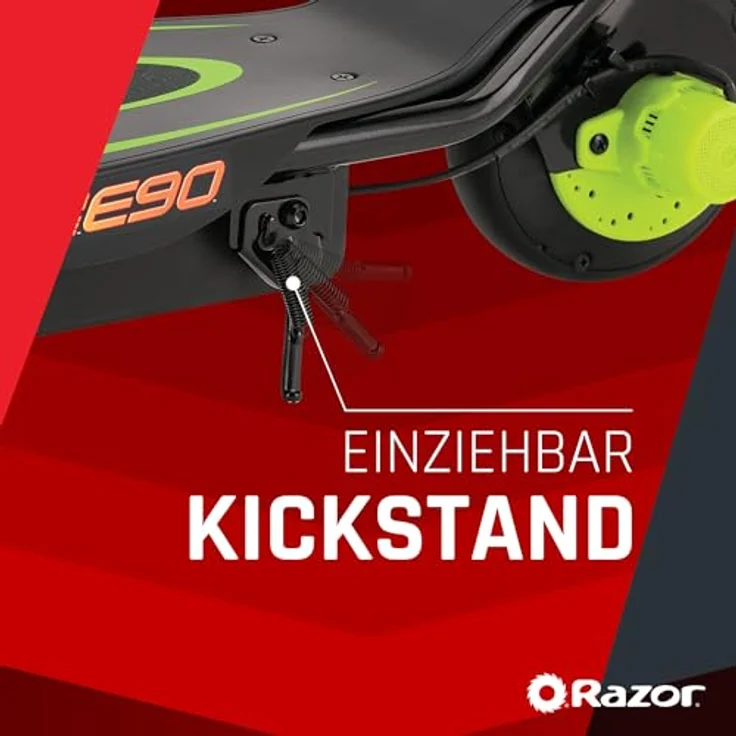 Razor Power Core E90 Kinder E-Scooter, ohne Straßenzulassung, Schwarz, 16 km/h – Bild 4