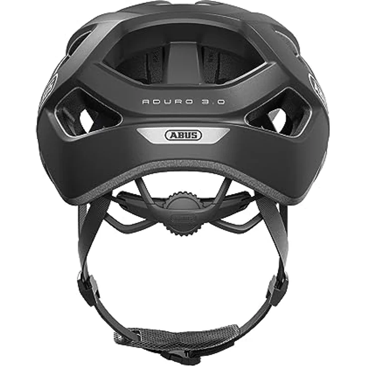 ABUS Fahrradhelm Aduro 3.0 - Dunkelgrau, Größe M - City-Helm für Damen und Herren, sportlich und stilsicher, optimierte Ventilation und LED-Lichtoption – Bild 3