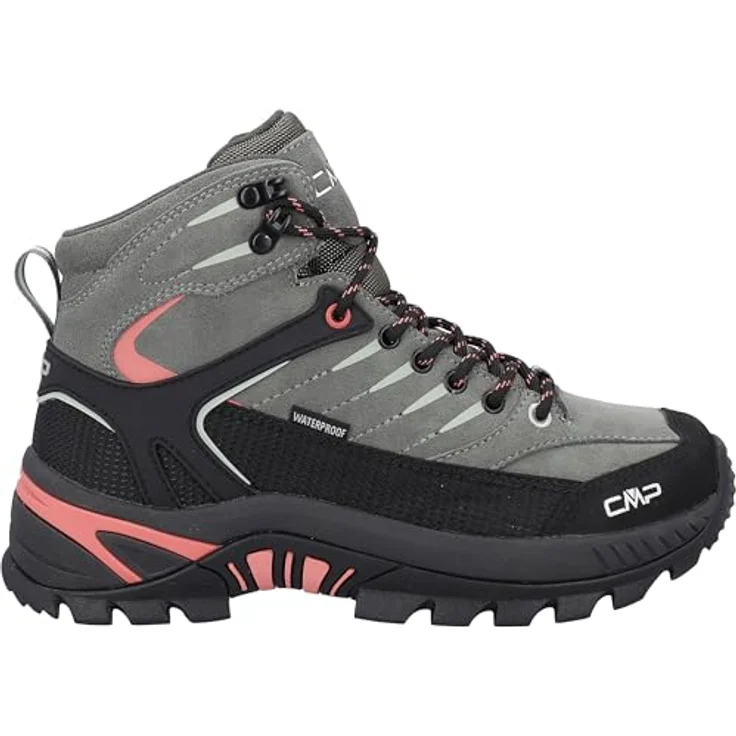 CMP Rigel 2.0 Mid Wmn Wp Trekking Schuhe, knöchelhoch, atmungsaktiv und wasserdicht, Avocado-Coral, Größe 42 – Bild 1