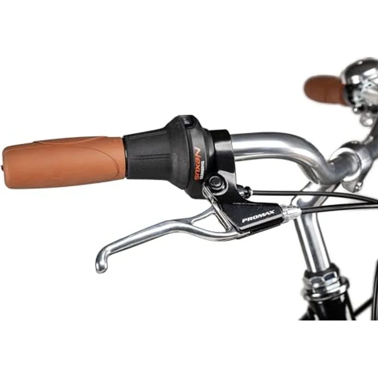 MAXIM La Vita Nexus, 28 Zoll Citybike mit Aluminiumrahmen, Nabenschaltung und V-Brake, schwarz, 50 cm – Bild 7