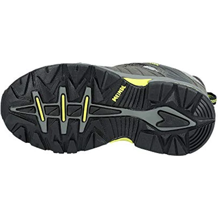 Meindl Nebraska Wanderschuh, schwarz, aus Nubukleder mit Clima Fußbett AIR-ACTIVE® und Meindl Magic Light Trail Sohle, ca. 410g (Gr. 8) – Bild 6