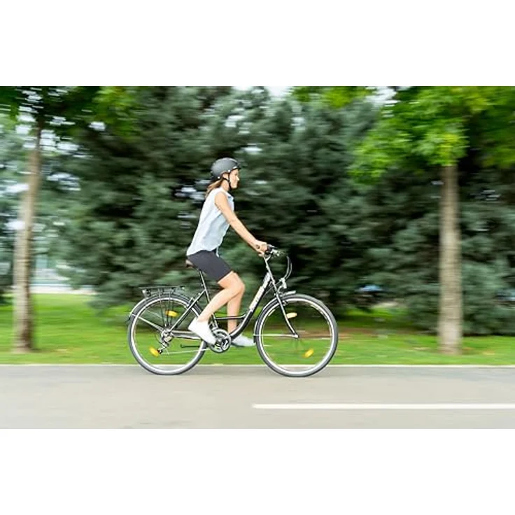 Chillaxx Strada Premium City Bike 28 Zoll Beige V-Bremse - 21 Gang-Schaltung - Hollandfahrrad Citybike – Bild 4