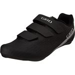 Giro Stylus Rennradschuhe, hochwertiges Synchwire-Obermaterial, Klettverschluss, schwarz, EU 41