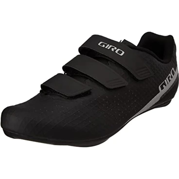 Giro Stylus Rennradschuhe, hochwertiges Synchwire-Obermaterial, Klettverschluss, schwarz, EU 41 – Bild 1