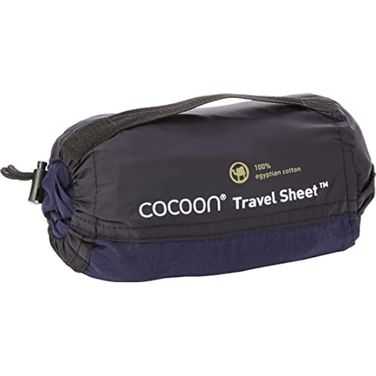 Cocoon TravelSheet Egyptian Cotton, leichter Schlafsack (220 cm), für Sommer- und Bergtouren, 100% Baumwolle, Seiteneinstieg mit Klettverschluss – Bild 4
