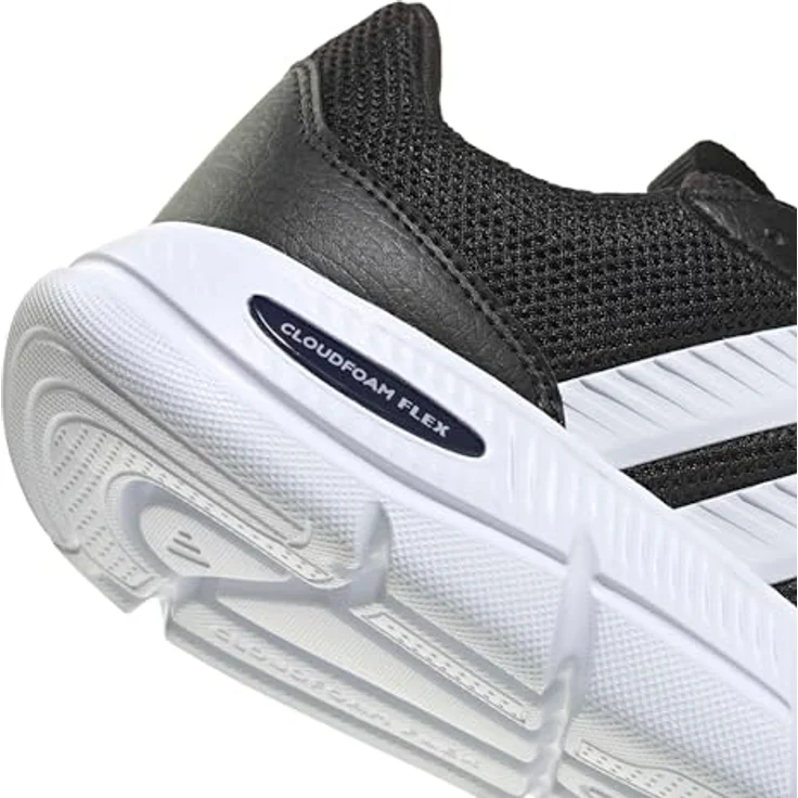 Adidas Cloudfoam Flex Laces, Laufschuhe für Damen mit optimaler Dämpfung und flexiblem Komfort, hellgrau – Bild 4