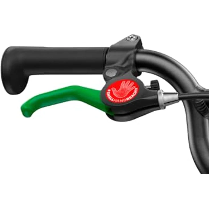 woom Go 3, 16-Zoll Kindervelo für Kinder (4-6 Jahre), ultraleicht mit grüner Hinterradbremse und ergonomischem Sattel – Bild 8