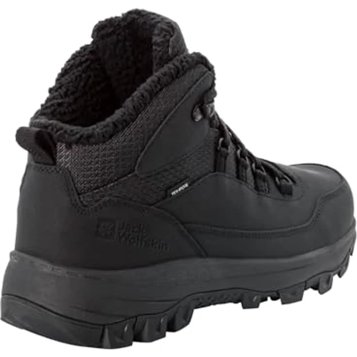 Jack Wolfskin Everquest Texapore Mid M, Herren Wanderschuhe, wasserdicht, für Temperaturen bis -30 °C, Schwarz, Größe 42.5 – Bild 5