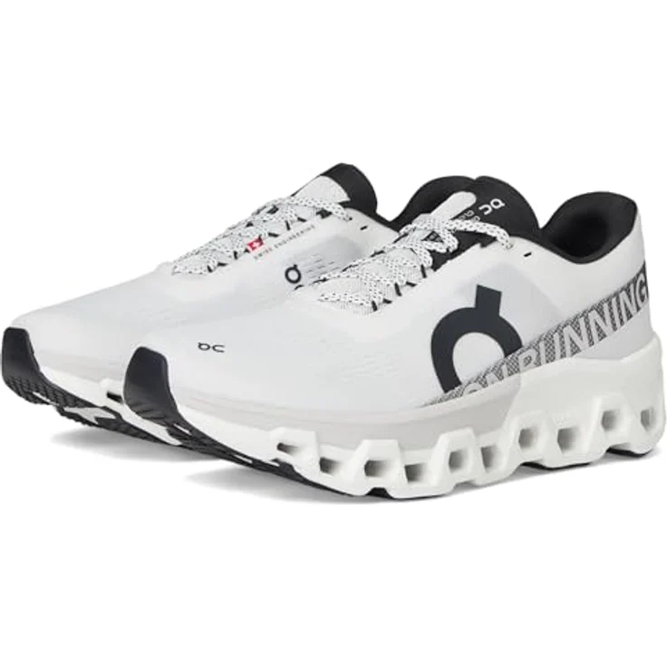 ON Running Cloudmonster 2, Herren Laufschuhe mit dämpfender Cloud Tec®-Technologie, leichtgewichtiger Helion™-Superfoam Zwischensohle, atmungsaktivem Obermaterial, White-Frost, EU 47 US 12 – Bild 1