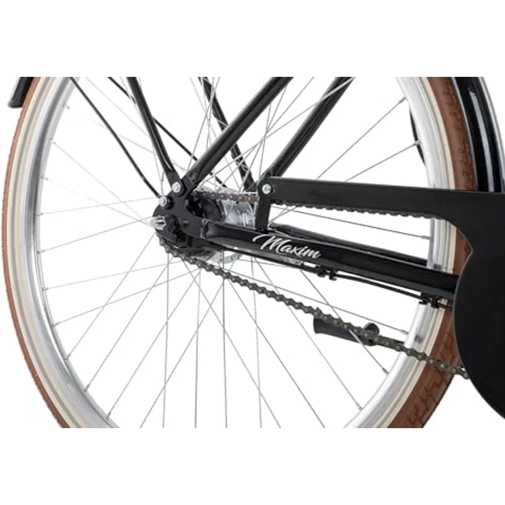 Maxim La Vita Nexus Damenfahrrad 28 Zoll 7 Gang Citybike aus Aluminium, schwarz, 55 cm Rahmen, 28 Zoll Laufrad – Bild 2