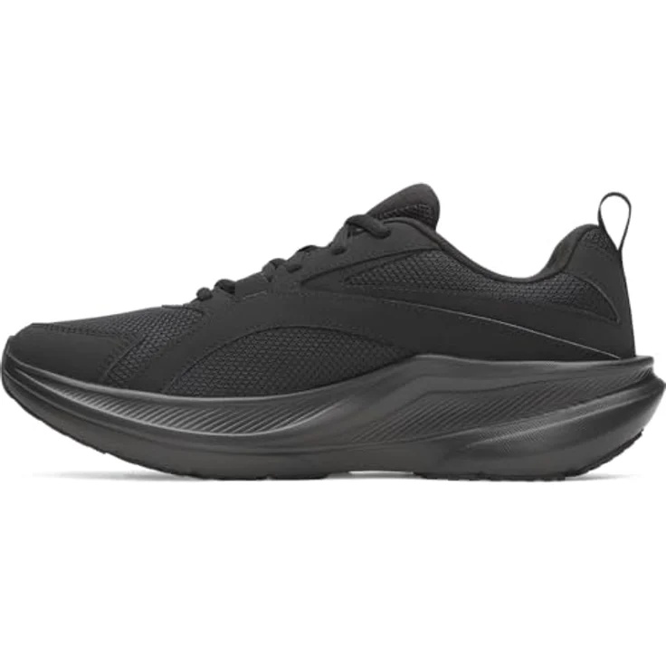 Under Armour Herren Charged Assert 11 Laufschuhe, Atmungsaktives Obermaterial, Gepolsterte Einlegesohle, Charged+ Dämpfung, Robuste Gummiaußensohle, Schwarz, Schuhgröße 41 EU – Bild 1