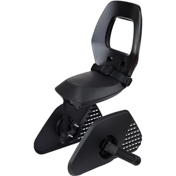 Bobike Fahrradkindersitz Hinten MIK-HD One Junior, Ergonomisch, Sicher, Faltbar, für Kinder ab 6 Jahren bis 27 kg, Schwarz