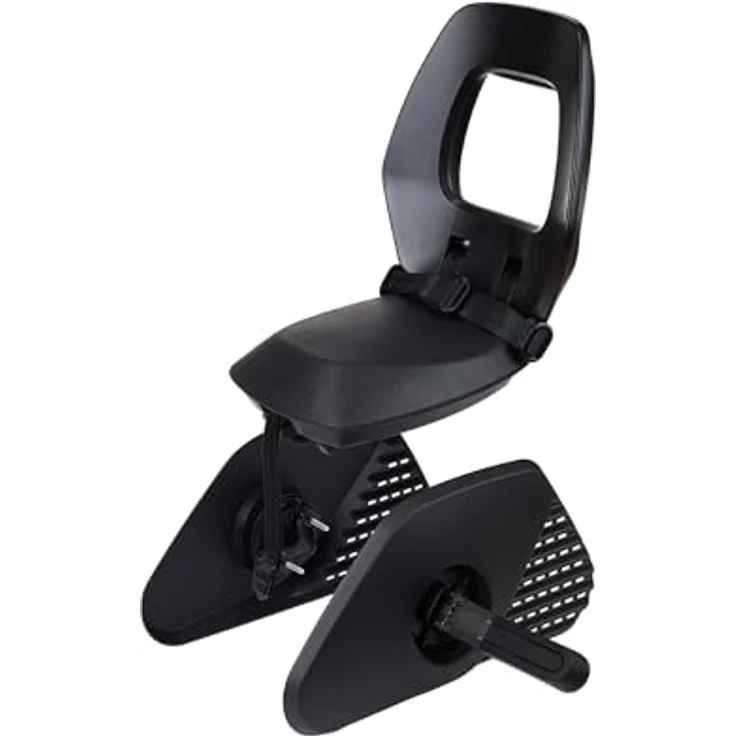 Bobike Fahrradkindersitz Hinten MIK-HD One Junior, Ergonomisch, Sicher, Faltbar, für Kinder ab 6 Jahren bis 27 kg, Schwarz – Bild 1