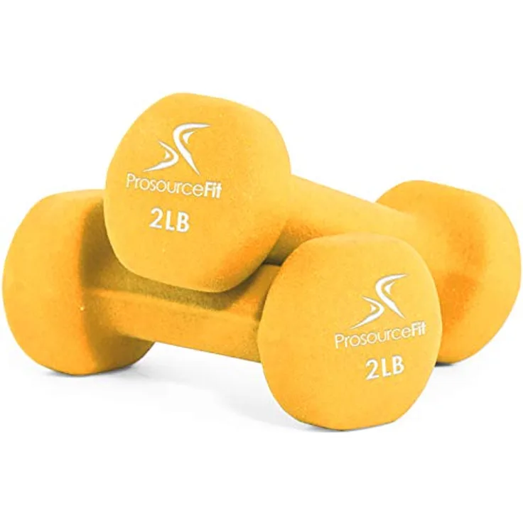 ProsourceFit Unisex – Erwachsene 810244021880 Hantel, Gelb, Einheitsgröße