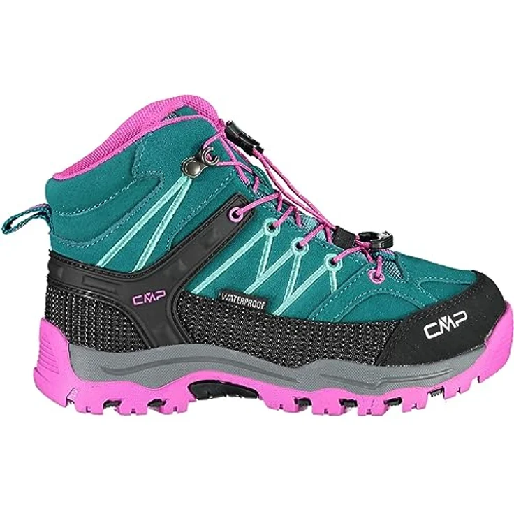 CAMPAGNOLO CMP Kids Rigel Mid Trekking Schuhe, pink, Größe 33, Leder/Textil, Schnürer – Bild 3