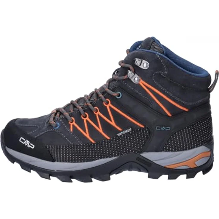 CMP Rigel Mid Herren-Trekkingschuhe, zuverlässige Wanderschuhe für hohen Komfort und Funktionalität, grau – Bild 2