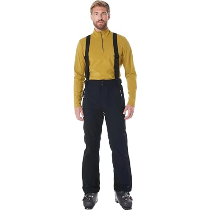 Killtec Enosh, Herren Skihose, wasserabweisend mit 10.000 mm Wassersäule, atmungsaktiv, schwarz, XXL – Bild 1