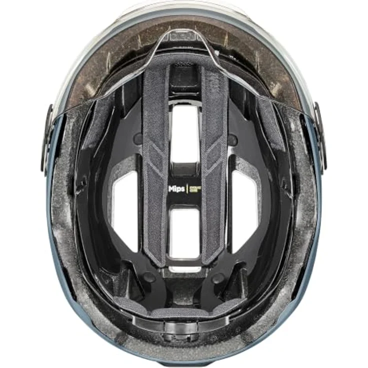 Uvex Stride Visor MIPS Fahrradhelm, 59-61 cm, anthracite matt, mit Belüftung und Visier – Bild 4