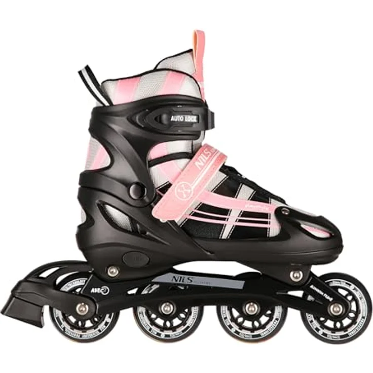 Nils Extreme NH18366, 2-in-1-Rollschuhe mit Hockeykufen, verstellbar in Größe M (35-38) für Kinder, Aluminium-Inliner-Schiene und rostfreie Stahlkufe – Bild 7