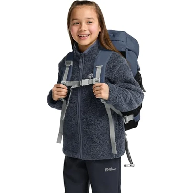 Jack Wolfskin Kids Explorer Trekkingrucksack, 47 cm, 100% Polyester, blau, 28 cm x 24 cm – Bild 3