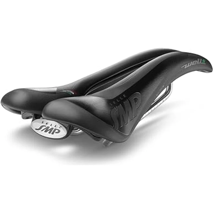 SMP Seller SMP Well S Fahrradsattel, Schwarz, 274x138mm, Carbon-verstärkt, Empfehlung für Straßenrennen, MTB, Pendler – Bild 1