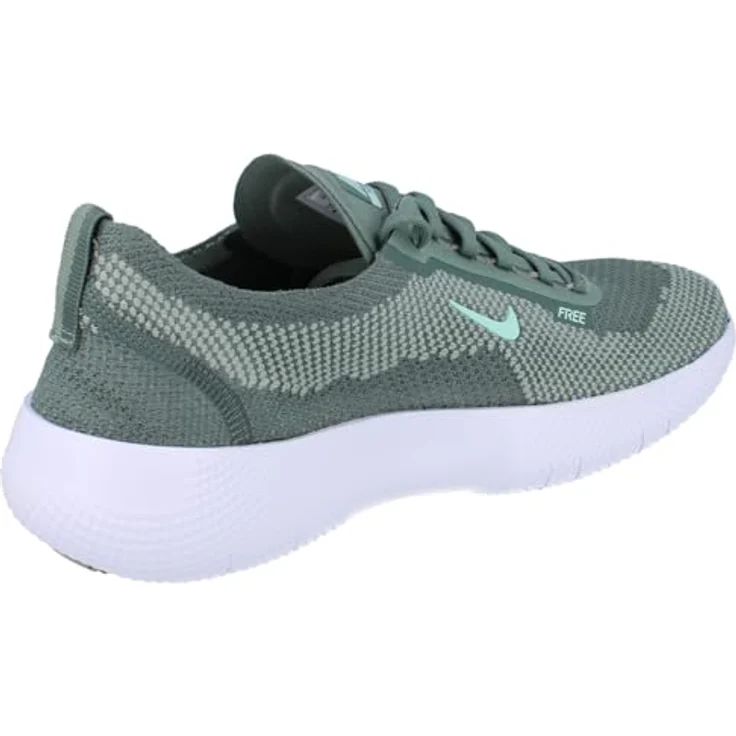 Nike Free Herren Laufschuh, atmungsaktives Flyknit-Obermaterial, grün, Größe 12.5 – Bild 4