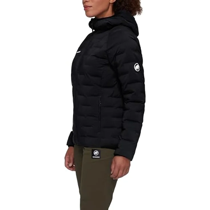 Mammut Sender IN Hooded Jacket Women, leichte Skijacke mit Loopinsulation und recyceltem Material, Schwarz, S – Bild 2
