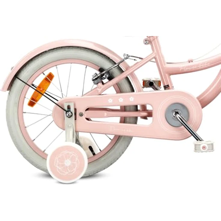 Sun Baby Kinderfahrrad SUN BABY Flower Retro 16 Zoll mit Schubstange, rosa, für Kinder bis 50 kg – Bild 4