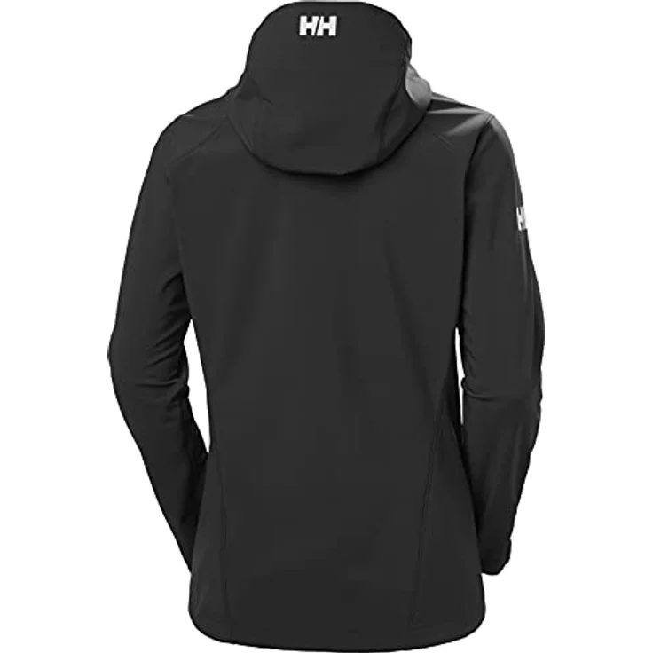 Helly Hansen W Paramount Hood Softshelljacke, Damen Schwarz mit Kapuze, Größe M, 90% recyceltes Polyester – Bild 3