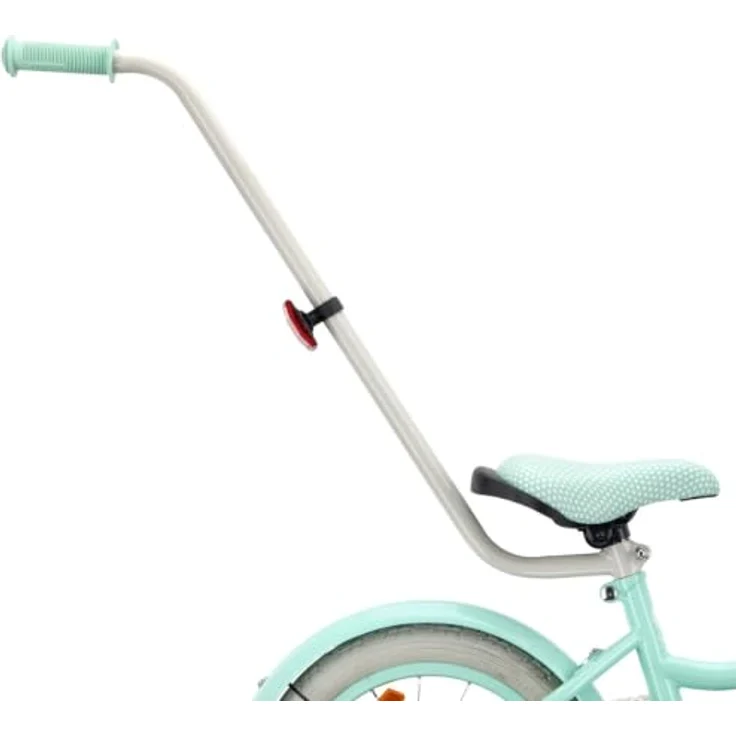 Sun Baby Heart Bike, 14 Zoll Mädchenfahrrad mit Schubstange, Mint, für Kinder bis 50 kg – Bild 6