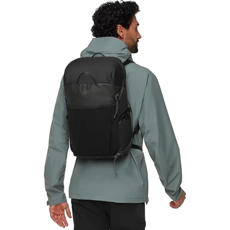 Mammut Alto 22, Tagesrucksack mit Brustgurt, wasserabweisend, Schwarz, 22 l – Bild 3