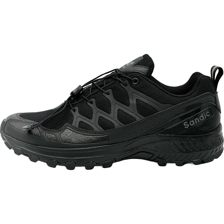 Avior Home Nowaland Wanderschuhe, Bequeme Trail Running Trekkingschuhe mit Schnellverschluss, Schwarz, Größe 39