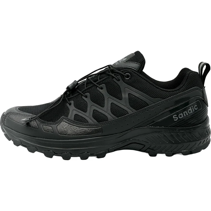 Avior Home Nowaland Wanderschuhe, Bequeme Trail Running Trekkingschuhe mit Schnellverschluss, Schwarz, Größe 39