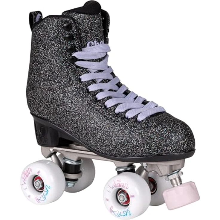 Chaya Melrose Deluxe Starry Night, Rollschuhe in Weiß, EU 36, mit Galaxy-Platte und Sugar Rush 62mm Rädern – Bild 2