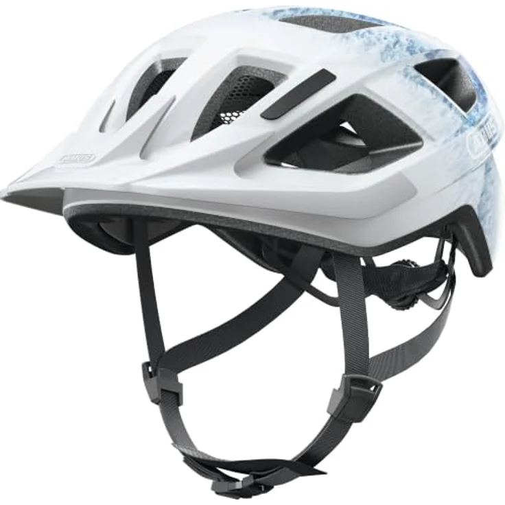 ABUS ADURO 3.0 Paint Blue L, Fahrradhelm mit In-Mold-Verbindung und 7 Lufteinlässen, blau – Bild 5