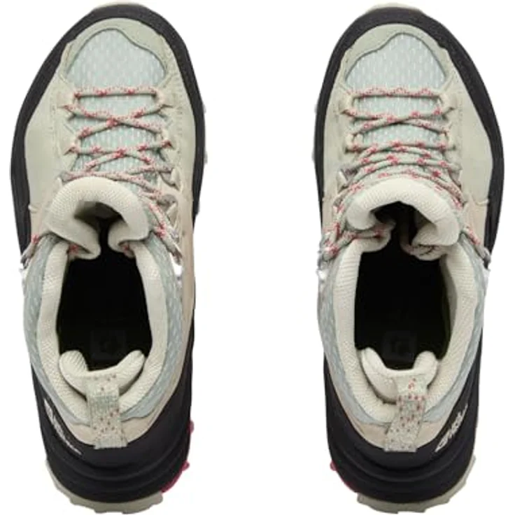 Jack Wolfskin Cyrox Texapore Mid, Damen Wanderschuhe, atmungsaktiv und wasserdicht, Grün, Größe 37.5 – Bild 3