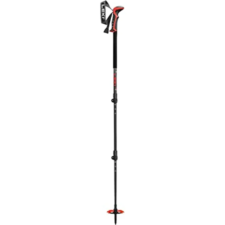 LEKI Haute Route 3 Skistöcke, langlebig und komfortabel, Dark Anthracite-Dark Red-Black, 110-150 cm – Bild 2