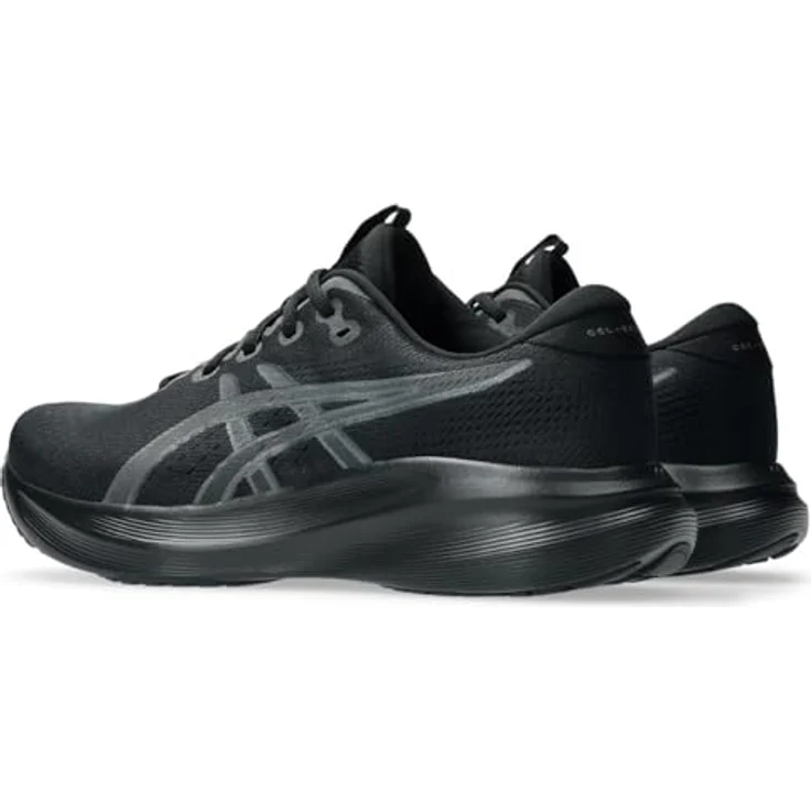 Asics Gel-Excite 11, Herren Laufschuhe mit Gel-Dämpfung, Größe 44, Schwarz-Carrier Grey – Bild 2
