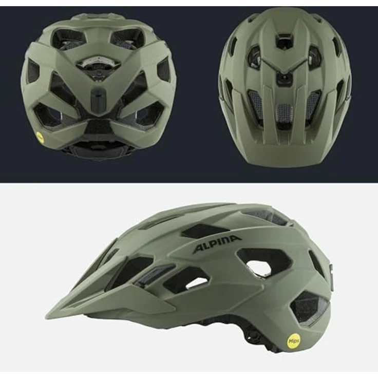 ALPINA SPORTS Plose MIPS, Velohelm (52 - 57 cm) mit erweitertem Schutz, individuell einstellbarem System und antibakterieller Polsterung – Bild 4