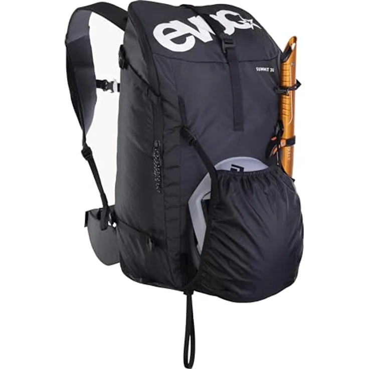 EVOC SUMMIT 30, Wanderrucksack mit ergonomischem Tragesystem, Lawinenfach und Trinkblasenfach, 30 l Volumen, Schwarz – Bild 3