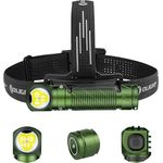 OLIGHT Perun 3, LED Stirnlampe 3000 Lumen, 7 Lichtmodi, Sensor, IP68 wasserdicht, wiederaufladbar, grün