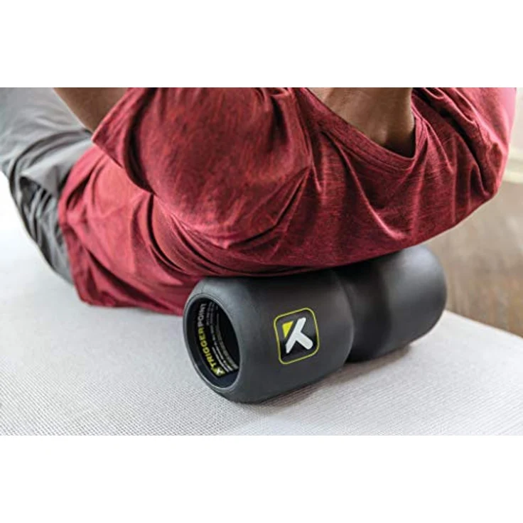 Trigger Point Therapy Channel Roller Foamroller, schwarz für effektive Triggerpunkttherapie und Muskelregeneration – Bild 6