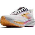 Brooks Ghost 17, Laufschuhe mit DNA LOFT v3 Dämpfung, atmungsaktiv, Oyster/APRICOT/PINK, Größe 7,5/38.5