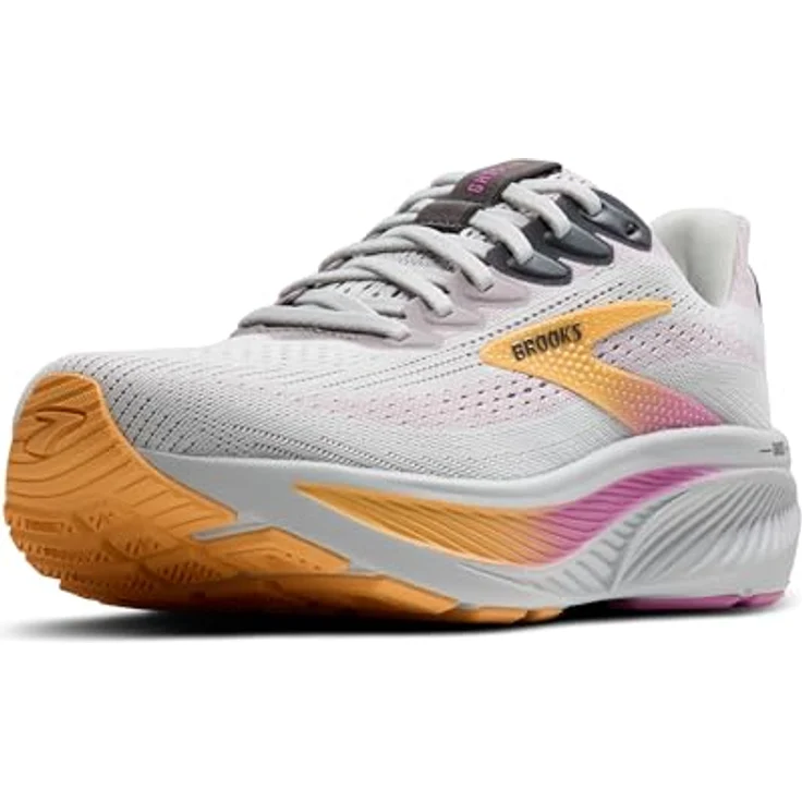 Brooks Running Ghost 17, Damen Laufschuhe für Roadrunning, dämpfend, atmungsaktiv, Pink/Grau, Größe 38 – Bild 1