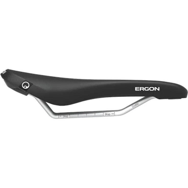 Ergon SM Women, MTB-Velosattel für Frauen mit Druckentlastung, S/M 265 g, M/L 275 g, Microfiber Oberfläche – Bild 2