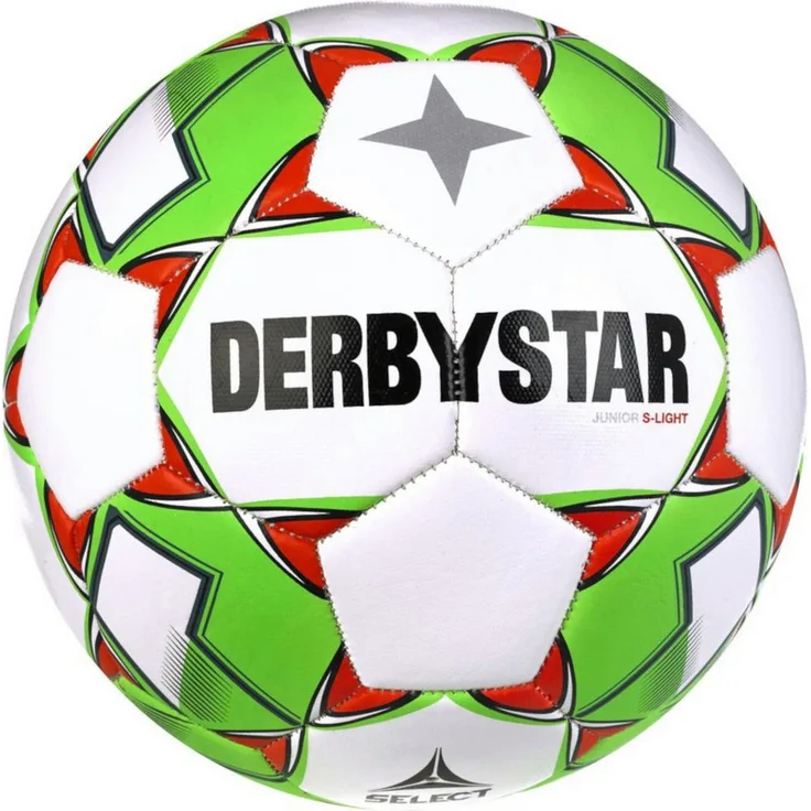Derbystar Kinder Fußball Junior S-Light v23, Freizeitball aus PU mit feinnarbiger Strukturoberfläche, reduziertem Gewicht (ca. 290g)