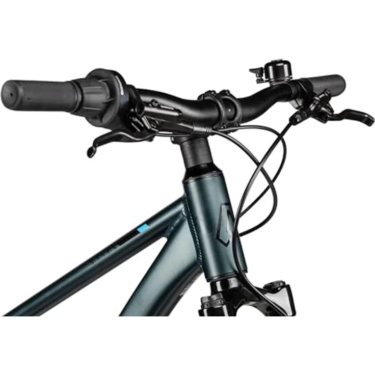 Axess Stipe 24 Pro, Mountainbike Hardtail mit 24 Zoll, dunkelgrün, SR Suntour Federgabel und hydraulischer Scheibenbremse – Bild 7