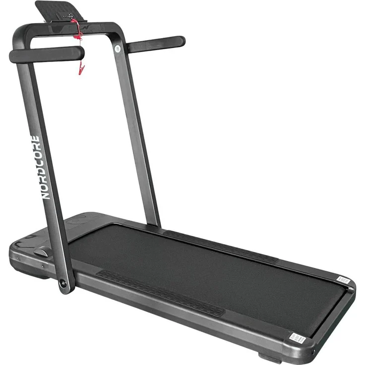 Nordcore 2-IN-1 Laufband Core 2200, Black, 2 PS Motor, verstellbare Geschwindigkeit bis 12 km/h, LCD-Display, Bluetooth-Verbindung, inkl. Fernbedienung