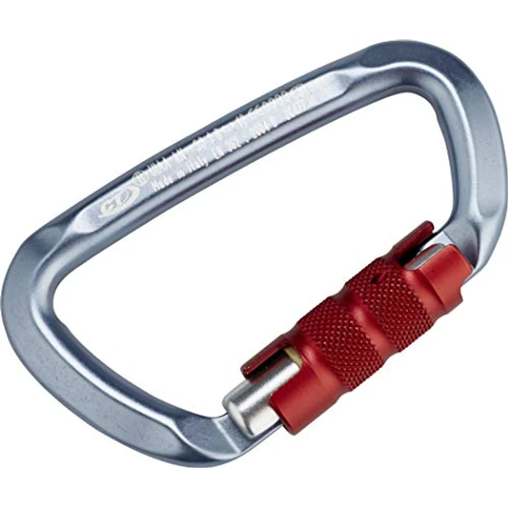Climbing Technology D TG Karabinerhaken A D mit Catch Free Schließung, Bruchlast 10 kN, blau – Bild 1